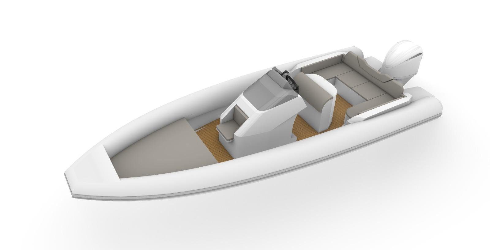 Brilant 750 from above, stone upholstery